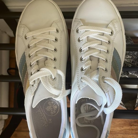 White Sneakers - Multicolour Stripes - Rieker - Picture 4 of 7